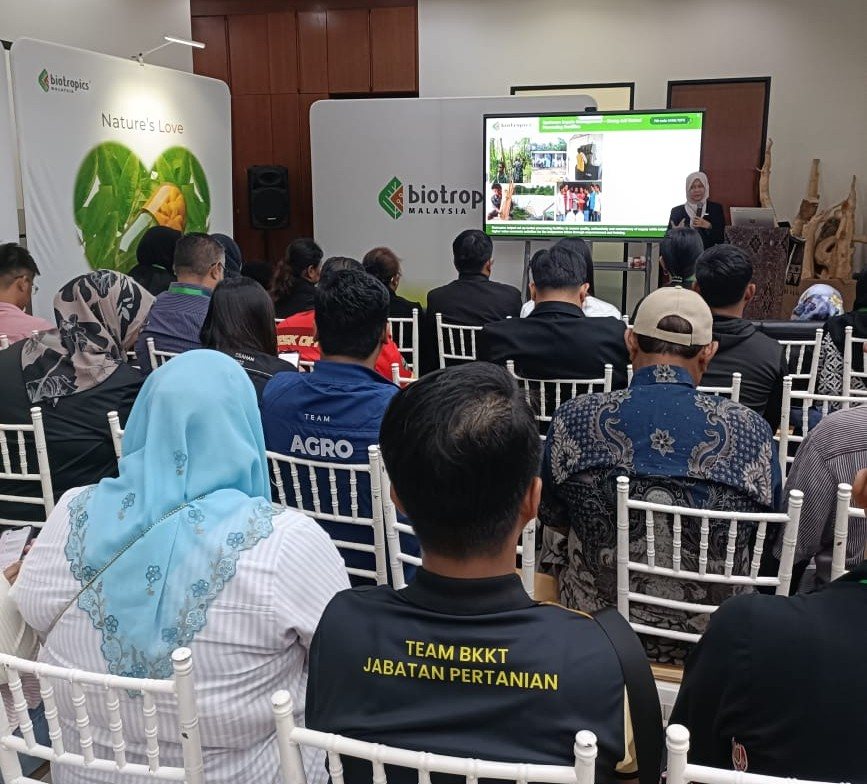 Delegates from the Department of Agriculture Malaysia at the Biotropics sharing session