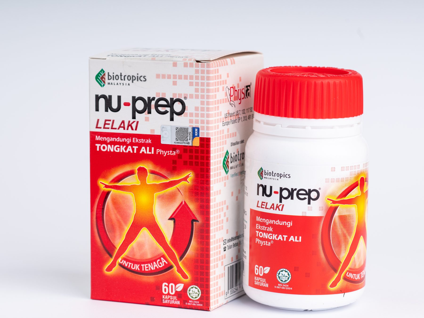 Nu-Prep Lelaki, box and bottle