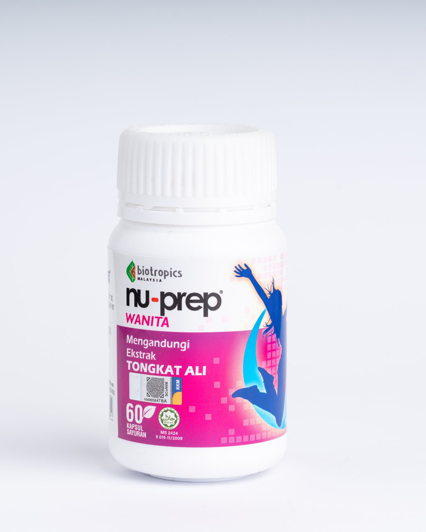A bottle of Nu-Prep Wanita, 60 vegetarian capsules