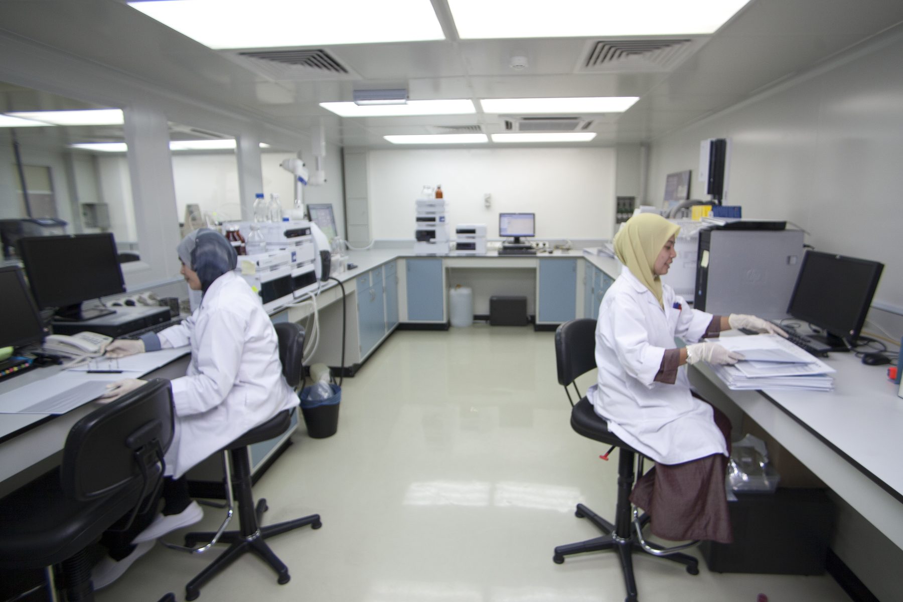 The quality control laboratory at Biotropics